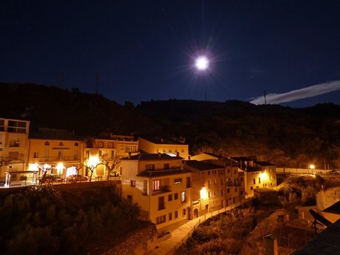 城鎮(zhèn)中的夜景