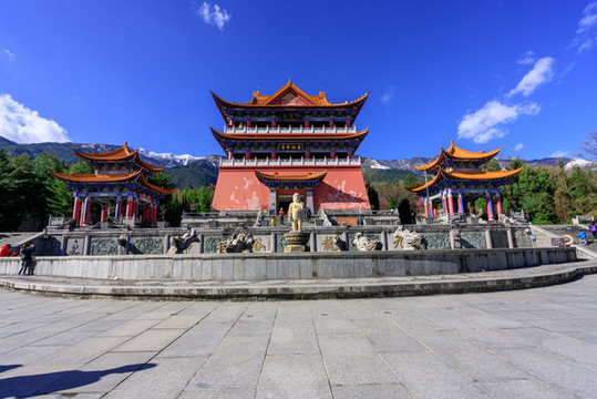 大理崇圣寺阿嵯耶觀音閣九龍浴佛