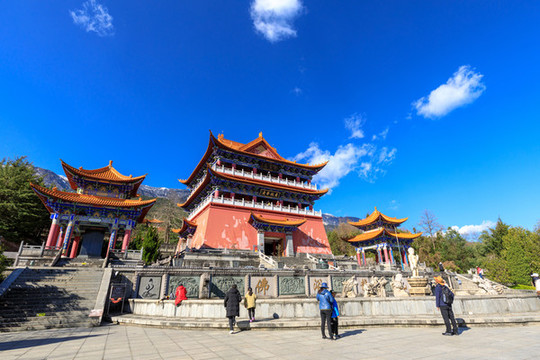 大理崇圣寺阿嵯耶觀音閣九龍浴佛