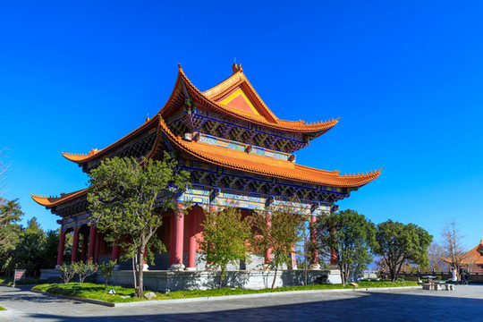 云南大理崇圣寺佛都高僧殿