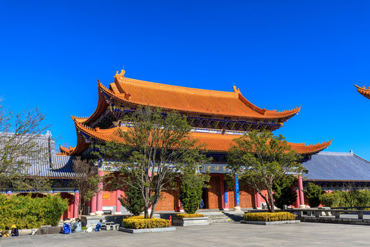 云南大理崇圣寺羅漢堂
