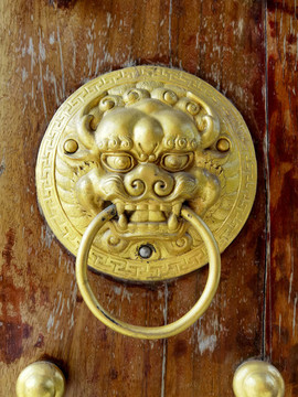 獸首銜環(huán)門扣