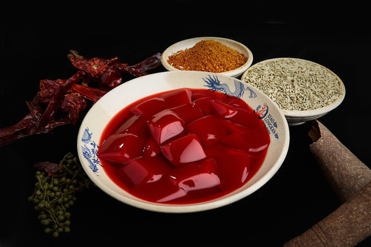 鮮鴨血