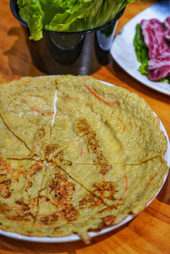 韩国料理土豆饼