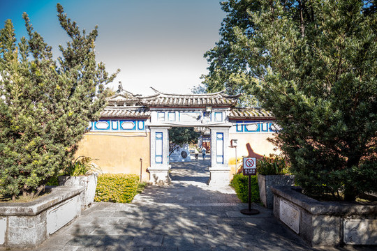 大理古城杜文秀帥帥府古建筑風(fēng)光