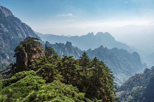 黃山景色