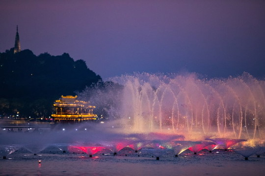 西湖音樂噴泉