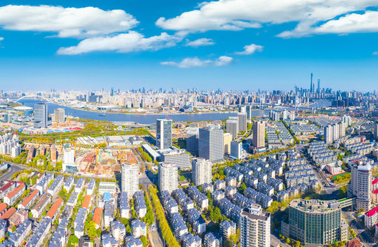 上海南浦大橋城市風(fēng)光