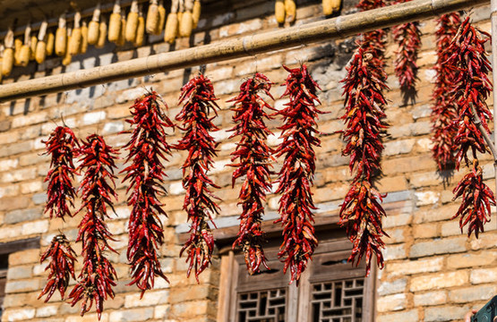 一串串紅辣椒