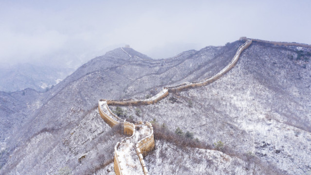 長城雪景
