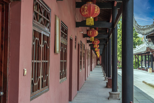 洛帶古鎮(zhèn)千年古寺燃燈寺