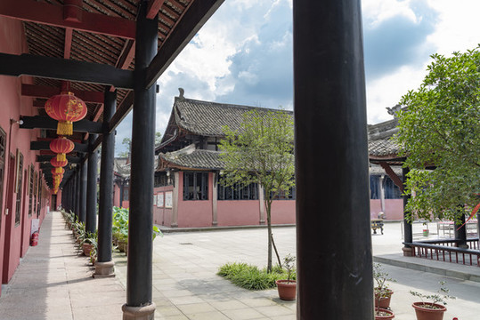 洛帶古鎮(zhèn)千年古寺燃燈寺