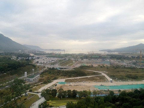 海邊的城市建設