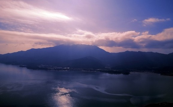 海晚霞