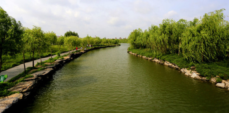 夏日公園水邊