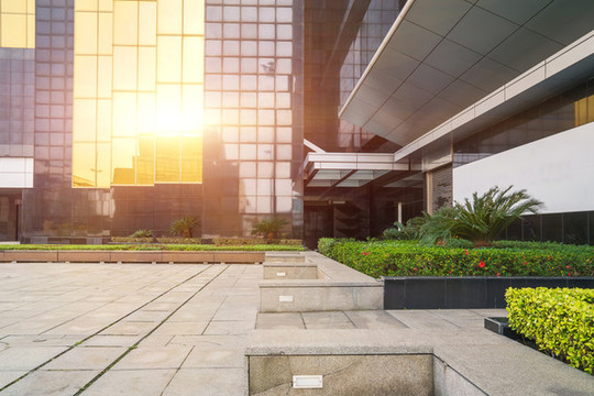 中國澳門城市建筑天際線和街景