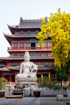 毗壚寺的秋