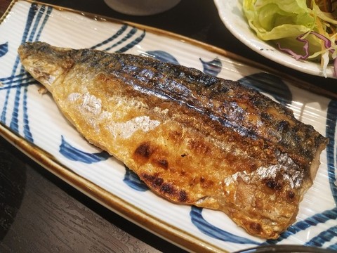 青花魚定食