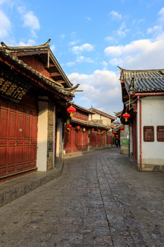 麗江大研古鎮(zhèn)七一街八一路小巷
