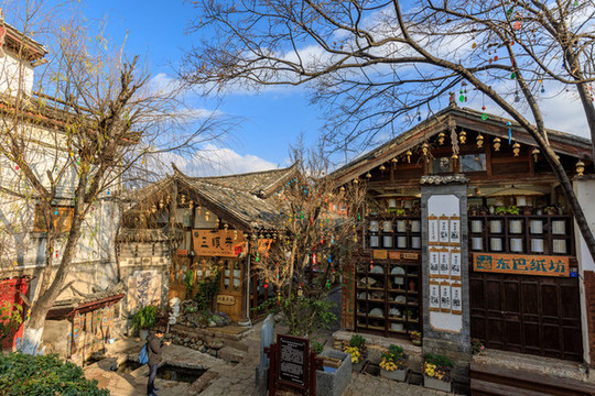 云南麗江大研七一街八一路街景
