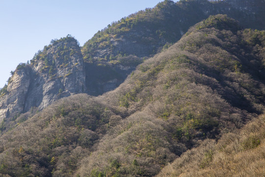 秦嶺山秋景
