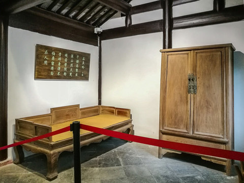 杭州于謙故居臥室內(nèi)