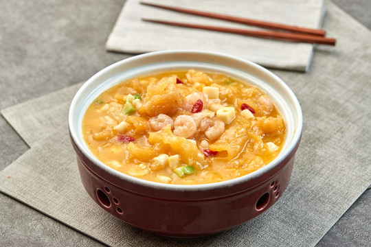 三鮮濃湯魚肚