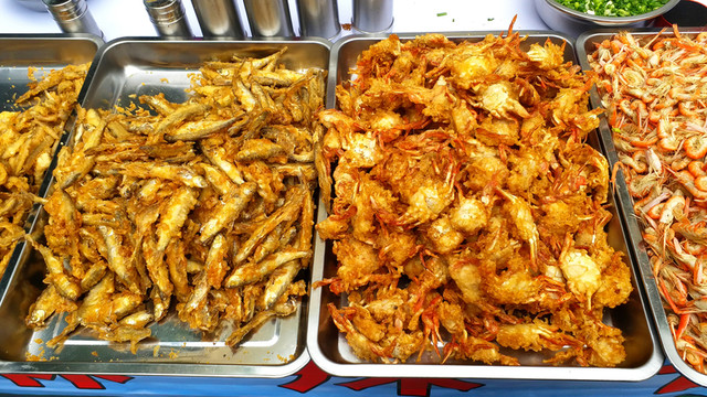 油炸食品魚蝦蟹