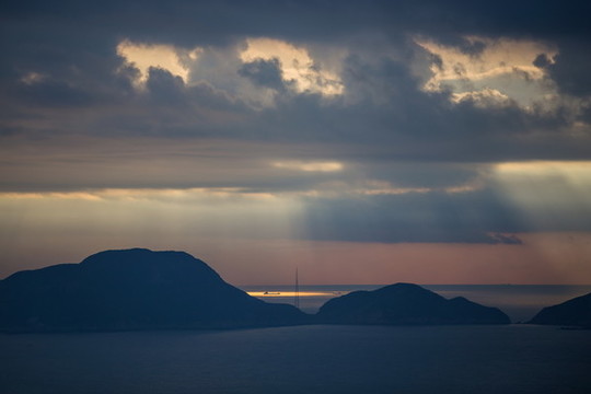 溫嶺石塘海上日出