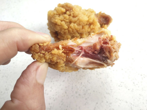 吃雞腿