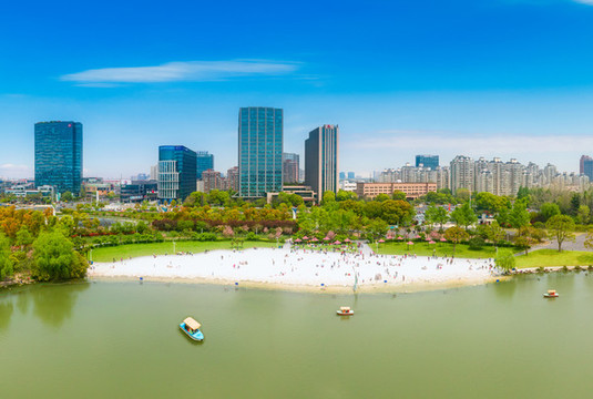 上海大寧公園航拍