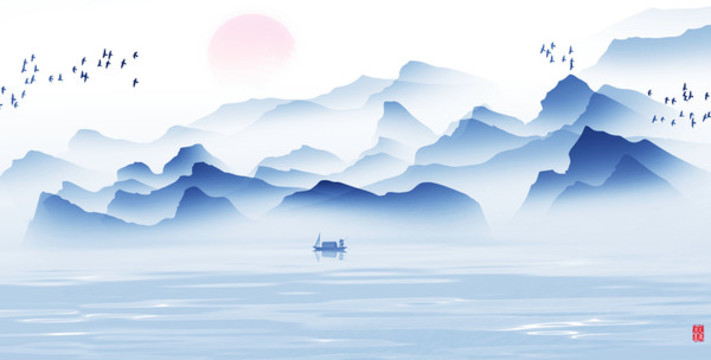 新中式山水