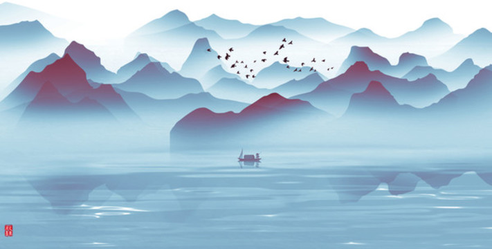 新中式山水