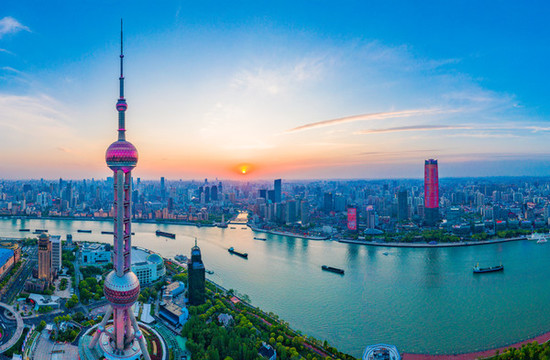 上海陸家嘴航拍風(fēng)光