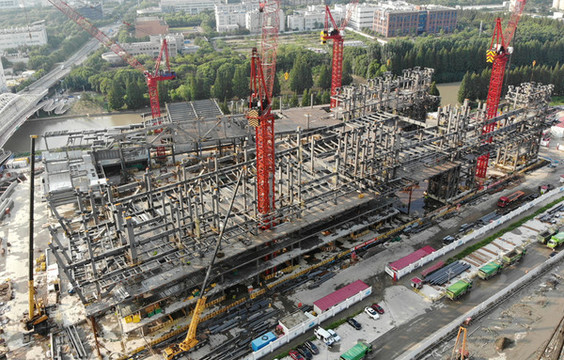 建筑工地航拍
