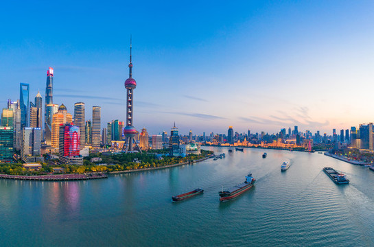 上海陸家嘴城市夜景