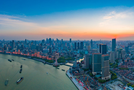 上海陸家嘴城市夜景