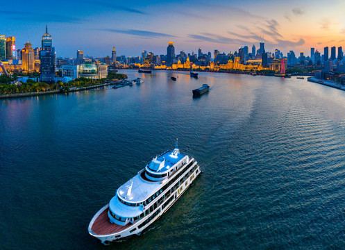 上海陸家嘴城市夜景