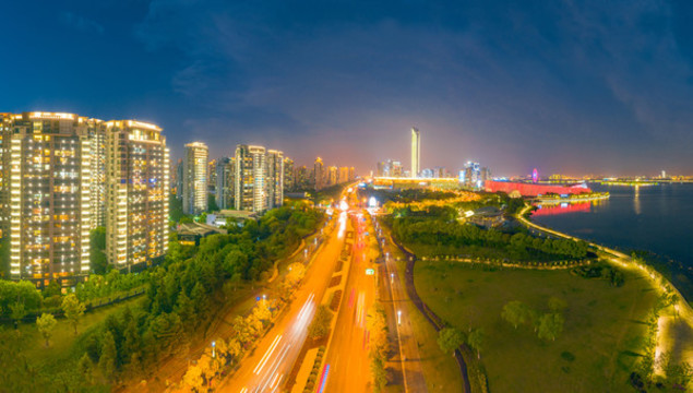蘇州金雞湖夜景