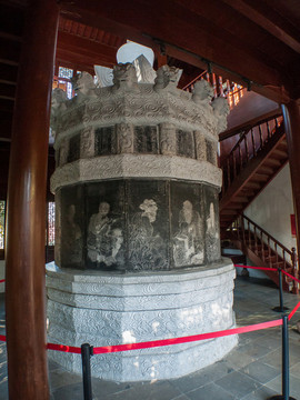 杭州孔廟文昌閣十六羅漢像刻石