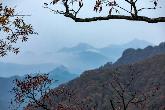 秋季安徽六安馬鬃嶺風(fēng)光