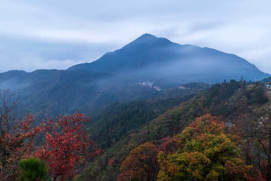 秋季安徽六安馬鬃嶺風(fēng)光