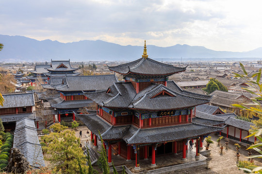 麗江木府中軸線玉音樓建筑群