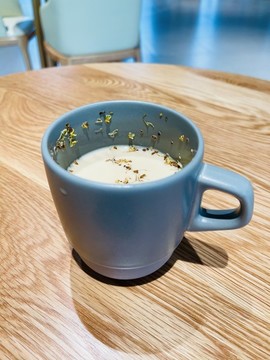 桂花奶茶飲用