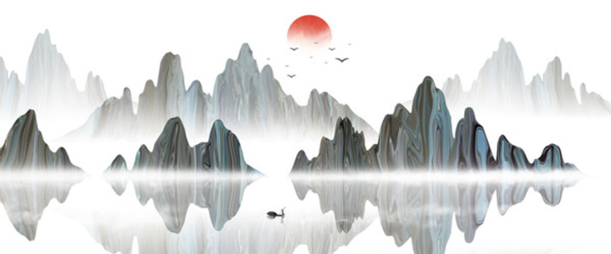 新中式山水
