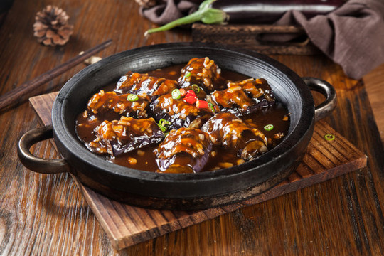 茄子釀肉