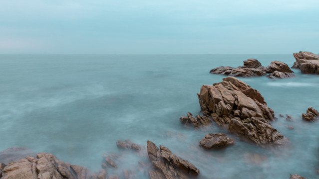 海濱風(fēng)光風(fēng)景畫