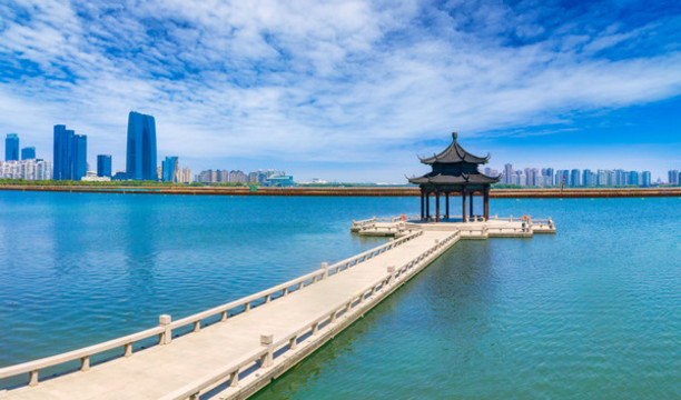 蘇州金雞湖湖心亭