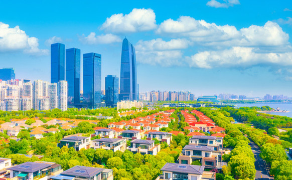 蘇州工業(yè)園區(qū)城市風光