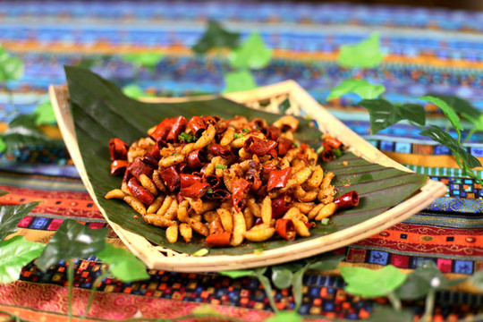 香辣炒蟲(chóng)蛹